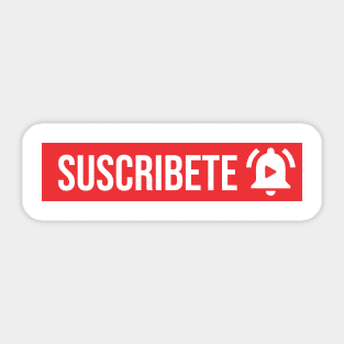 suscribete Sticker